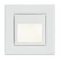 Preview: Brumberg R3929W LED-Wandeinbauleuchte 230 V AC, 50 Hz, 1,2 W, 6.500 K, quadratisch, struk