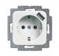 Preview: Busch-jaeger 20 EUCBUSB-214 SCHUKO® USB-Steckdose mit erh. Berührungsschutz