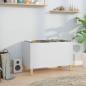 Preview: ARDEBO.de - Plattenschrank Weiß 74,5x38x48 cm Holzwerkstoff