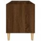 Preview: Plattenschrank Braun Eichen-Optik 74,5x38x48 cm Holzwerkstoff