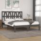 Preview: ARDEBO.de - Massivholzbett Grau Kiefer 200x200 cm