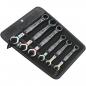 Preview: Primium 05020022001 JOKER Maul-Ringratschen-Schlüssel Set 6-tlg., inkl. 2 x Doppelmaul J