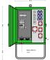 Preview: Elektra Tailfingen V 63N/A/6211-2 Verteilerschrank im Gehäuse aus verzin