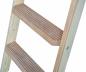 Preview: Krause 818317 Holz Stufen/Sprossen Doppelleiter 2x4