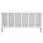 Preview: Plattenschrank Weiß 100x38x48 cm Holzwerkstoff