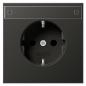 Preview: ARDEBO.de Jung AL1520NAAN SCHUKO Steckdose 16 A 250 V mit Schriftfeld, anthrazit