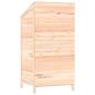 Preview: Geräteschuppen 55x52x112 cm Massivholz Tanne