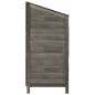 Preview: Geräteschuppen Anthrazit 55x52x112 cm Massivholz Tanne