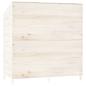 Preview: Geräteschuppen Weiß 102x52x112 cm Massivholz Tanne