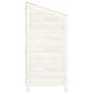 Preview: Geräteschuppen Weiß 102x52x112 cm Massivholz Tanne