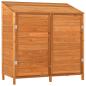 Preview: Geräteschuppen Braun 102x52x112 cm Massivholz Tanne
