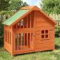 Preview: ARDEBO.de - Hundehütte Braun 96x60,5x87 cm Massivholz Kiefer