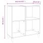 Preview: Plattenschrank Betongrau 84,5x38x89 cm Holzwerkstoff
