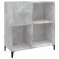 Preview: Plattenschrank Betongrau 84,5x38x89 cm Holzwerkstoff