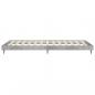 Preview: Bettgestell Betongrau 75x190 cm Holzwerkstoff