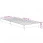 Preview: Bettgestell Betongrau 75x190 cm Holzwerkstoff