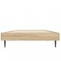 Preview: Bettgestell Sonoma-Eiche 75x190 cm Holzwerkstoff