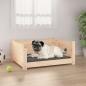 Preview: ARDEBO.de - Hundebett 65,5x50,5x28 cm Massivholz Kiefer