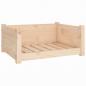 Preview: Hundebett 65,5x50,5x28 cm Massivholz Kiefer