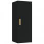 Preview: Wandschrank Schwarz 34,5x34x90 cm Holzwerkstoff