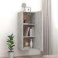 Preview: Wandschrank Betongrau 34,5x34x90 cm Holzwerkstoff