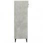 Preview: Schuhschrank Betongrau 60x35x105 cm Holzwerkstoff
