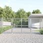 Preview: Mesh-Gartentor Silbern 350x175 cm Verzinkter Stahl