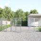 Preview: Mesh-Gartentor Silbern 400x175 cm Verzinkter Stahl