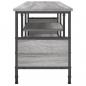 Preview: TV-Schrank Grau Sonoma 100x35x45 cm Holzwerkstoff & Eisen