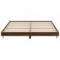 Preview: Bettgestell Braun Eichen-Optik 120x200 cm Holzwerkstoff