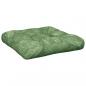 Preview: Palettenkissen Blattmuster 50x50x12 cm Stoff