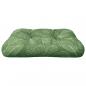 Preview: Palettenkissen Blattmuster 50x50x12 cm Stoff