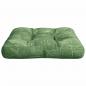 Preview: Palettenkissen Blattmuster 50x50x12 cm Stoff