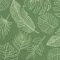 Preview: Palettenkissen Blattmuster 60x60x12 cm Stoff