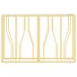 Preview: Konsolentisch 110x30x70 cm Edelstahl und Glas