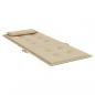 Preview: Hochlehner-Auflagen 4 Stk. Beige Oxford-Gewebe