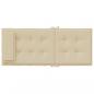 Preview: Hochlehner-Auflagen 4 Stk. Beige Oxford-Gewebe