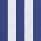 Preview: Hochlehner-Auflagen 6 Stk. Blau & Weiß Gestreift Oxford-Gewebe