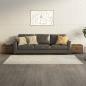 Preview: ARDEBO.de - Couchtische Metallbeine 2 Stk. Braun Eichen-Optik 50x50x40 cm