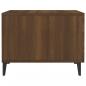 Preview: Couchtische Metallbeine 2 Stk. Braun Eichen-Optik 50x50x40 cm
