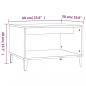 Preview: Couchtisch Braun Eichen-Optik 60x50x40 cm Holzwerkstoff
