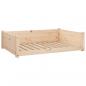 Preview: Hundebett 95,5x65,5x28 cm Massivholz Kiefer