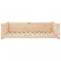 Preview: Hundebett 95,5x65,5x28 cm Massivholz Kiefer