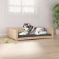 Preview: ARDEBO.de - Hundebett 105,5x75,5x28 cm Massivholz Kiefer