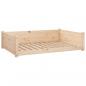 Preview: Hundebett 105,5x75,5x28 cm Massivholz Kiefer
