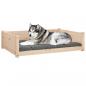 Preview: Hundebett 105,5x75,5x28 cm Massivholz Kiefer