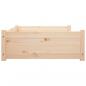 Preview: Hundebett 105,5x75,5x28 cm Massivholz Kiefer