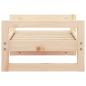 Preview: Hundebett 55,5x45,5x28 cm Massivholz Kiefer