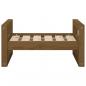 Preview: Hundebett Honigbraun 55,5x45,5x28 cm Massivholz Kiefer