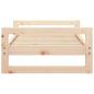 Preview: ARDEBO.de - Hundebett 75,5x55,5x28 cm Massivholz Kiefer